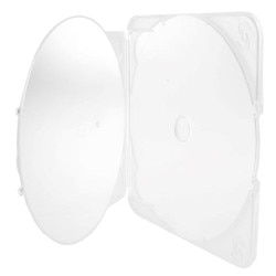Slimline Clear Poly Single CD Case.